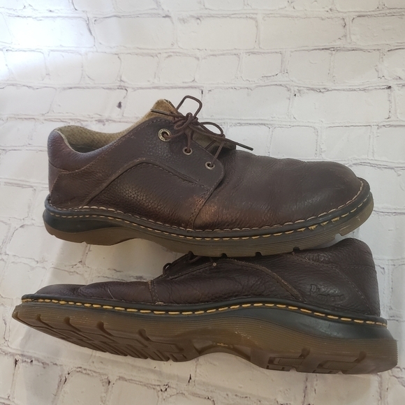 Dr. Martens Vintage Brown Leather Oxford Shoes Mens Size 11 - Picture 3 of 12